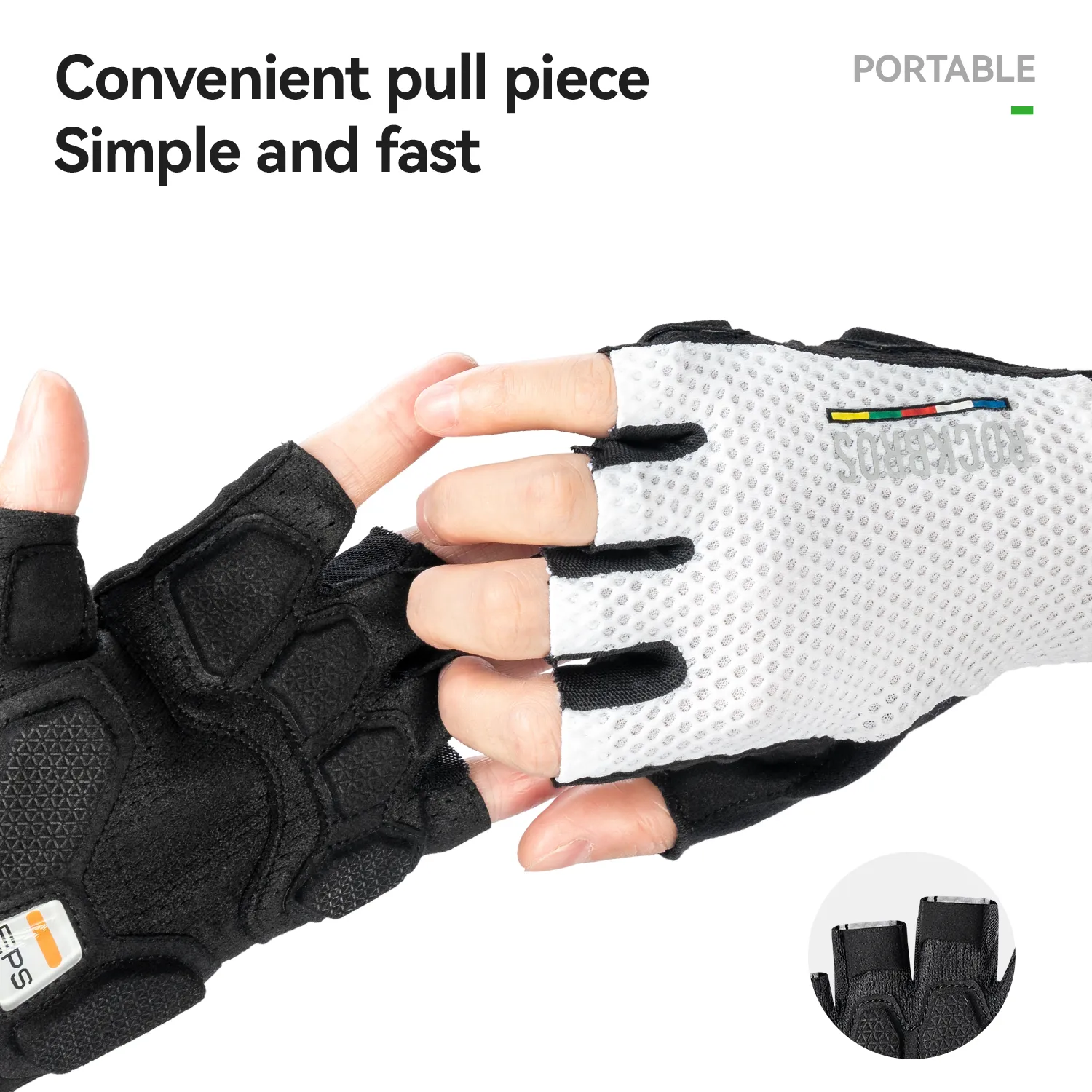 ROAD TO SKY EPS Short Finger Cycling Gloves - Image 3