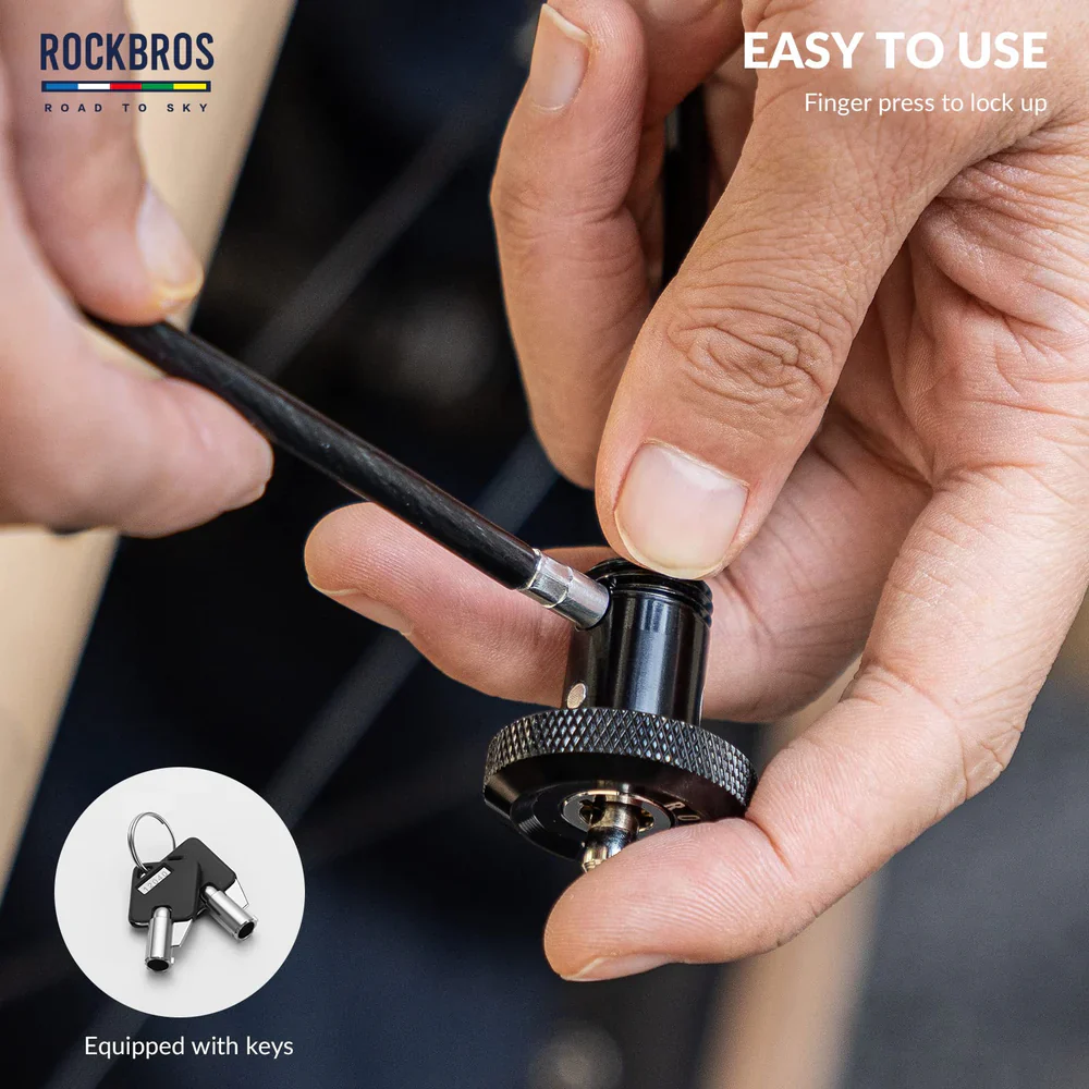 ROAD-TO-SKY Mini Hidden Bicycle Cable Lockā65cm - Image 4