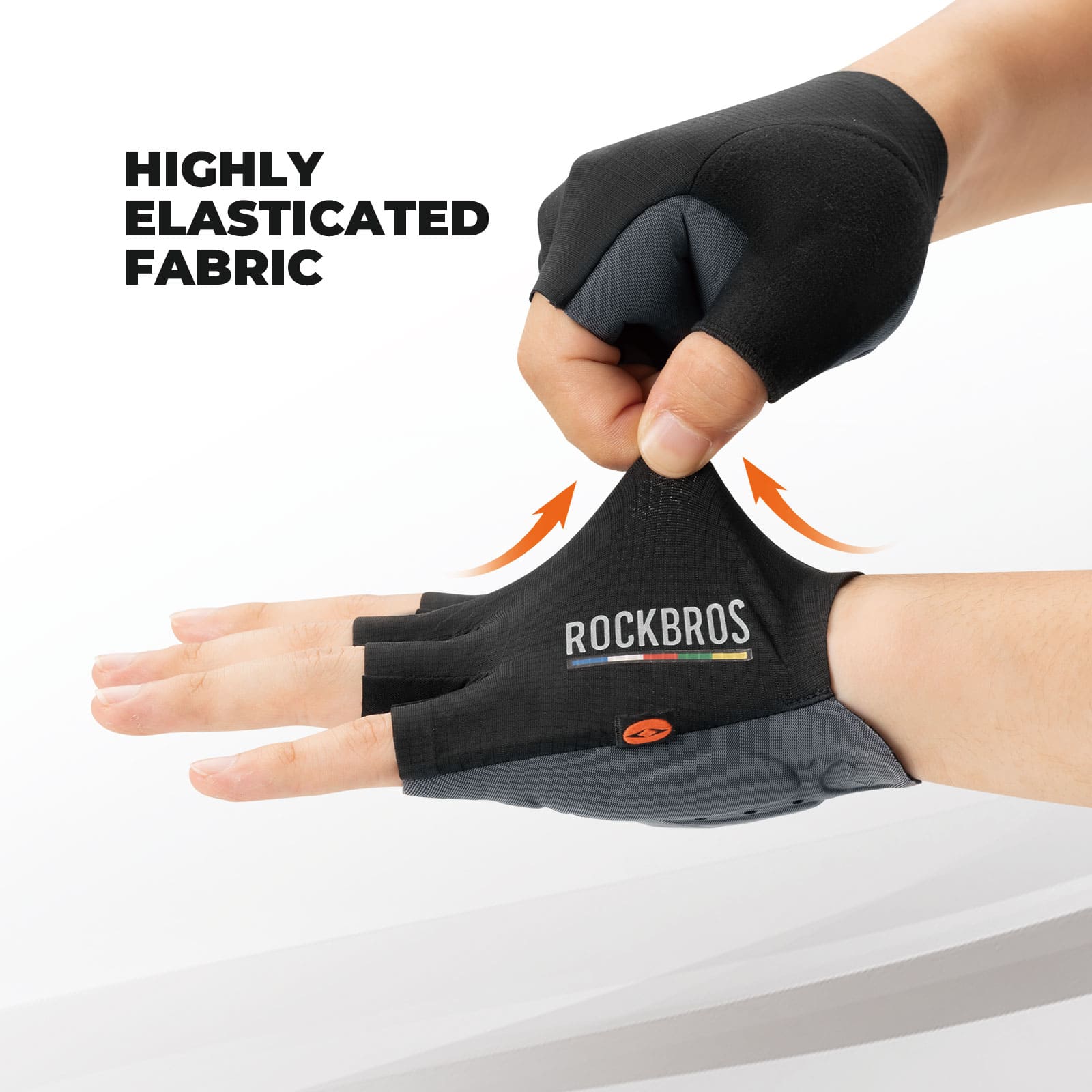 ROAD TO SKY Short Finger Mountain Cycling Gloves Dual - Image 5