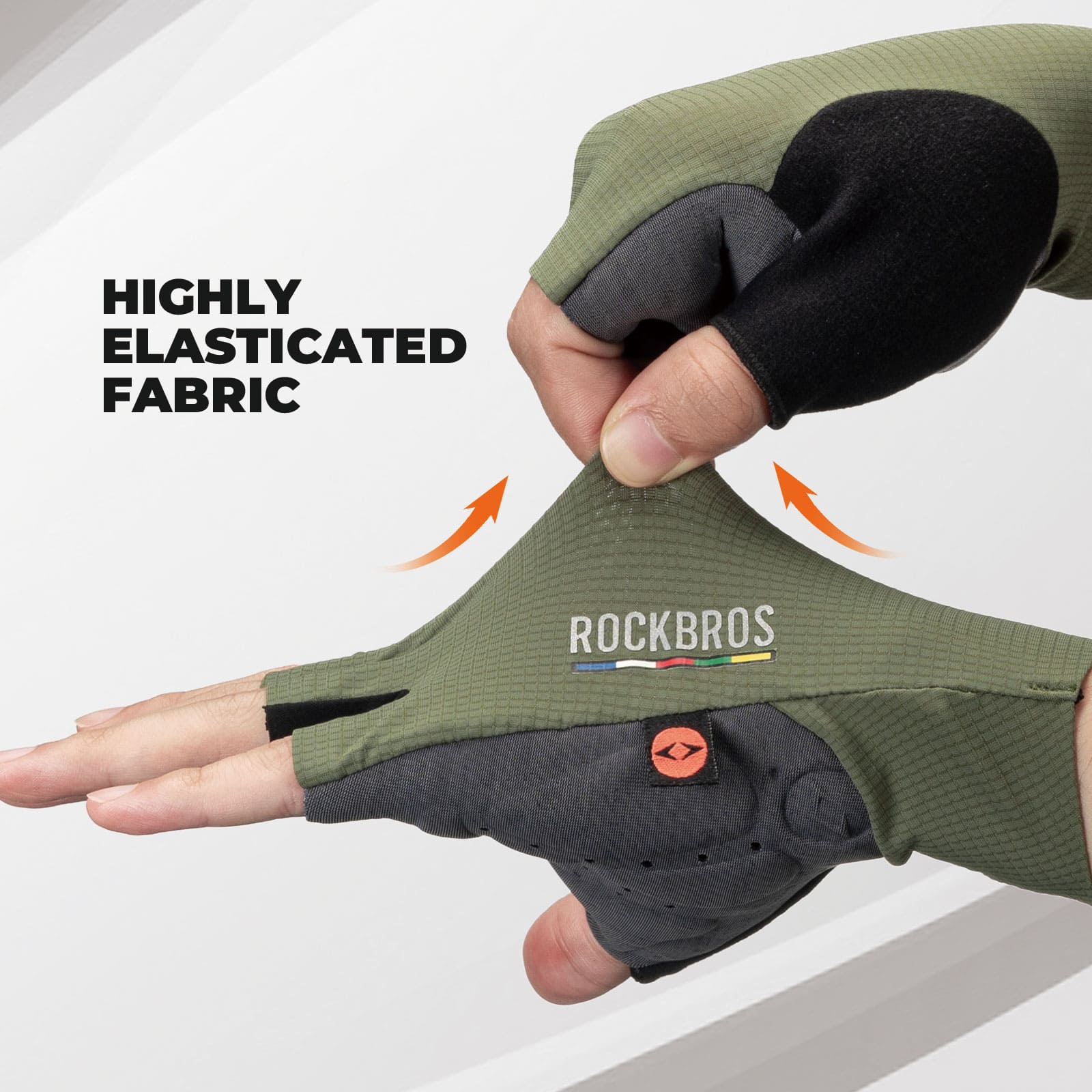 ROAD TO SKY Short Finger Road Cycling Gloves Dual - Image 4