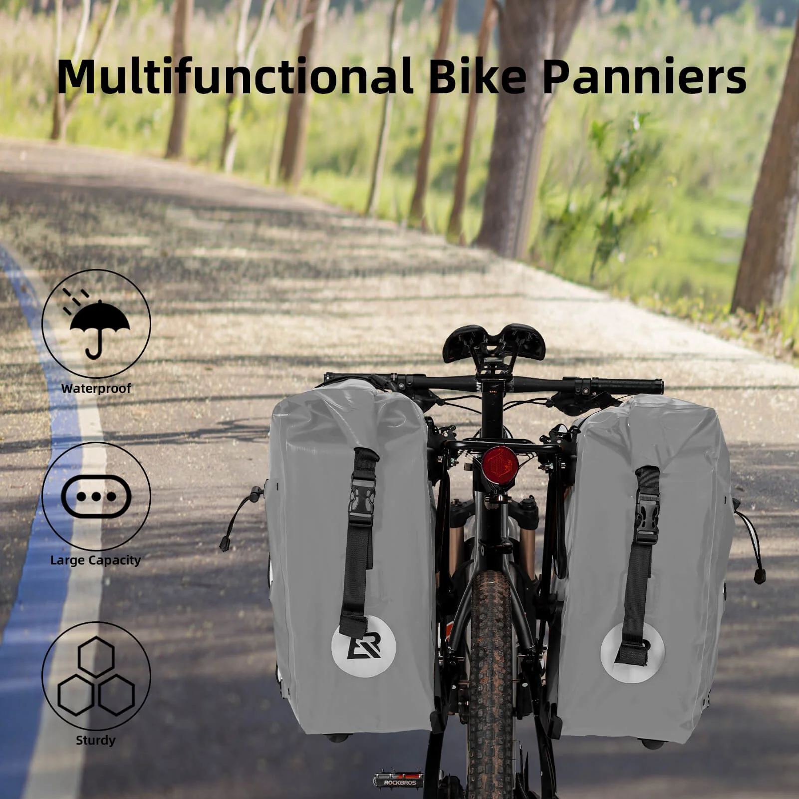 Fully Waterproof Bike Pannier Large Capacity - Image 17