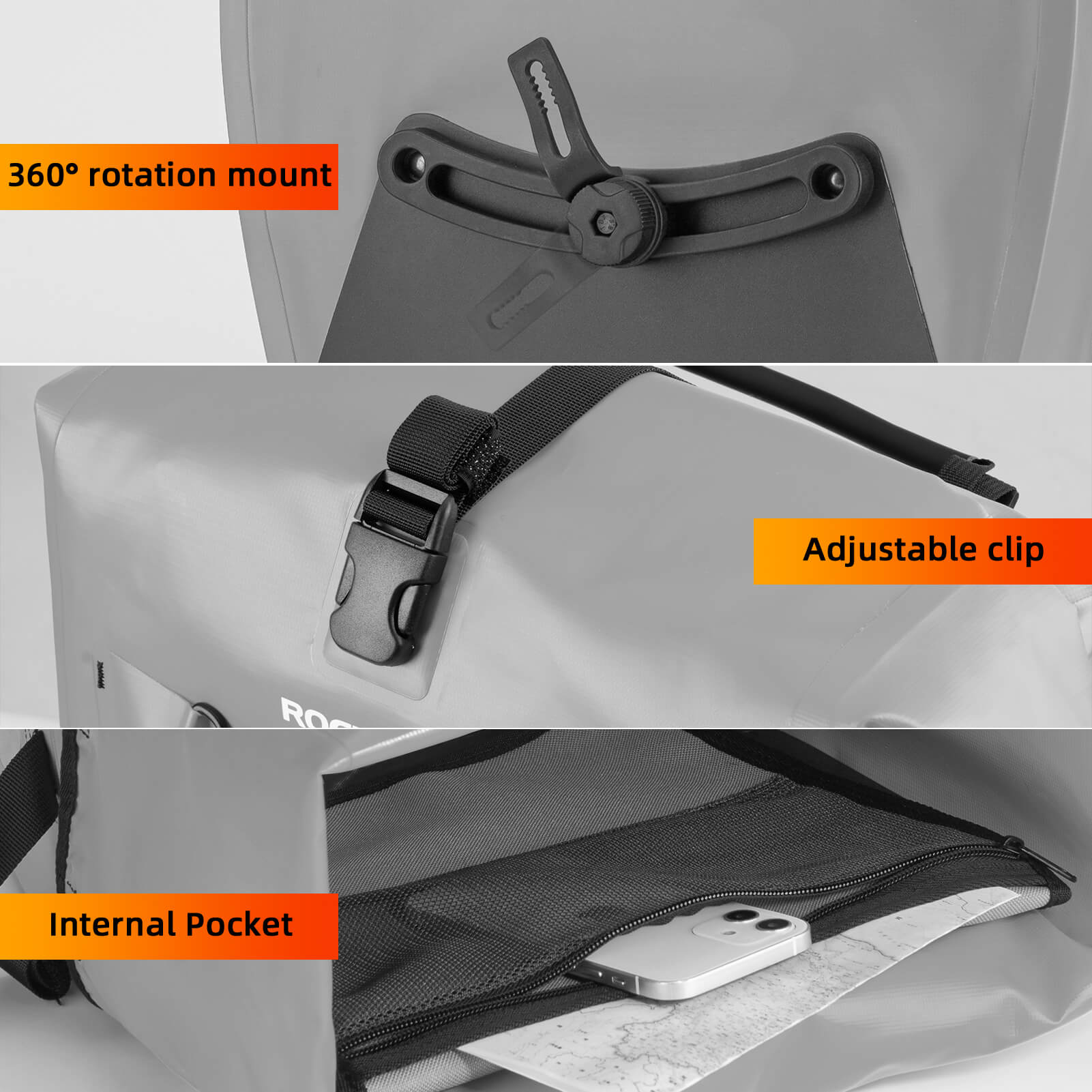 Fully Waterproof Bike Pannier Large Capacity - Image 20