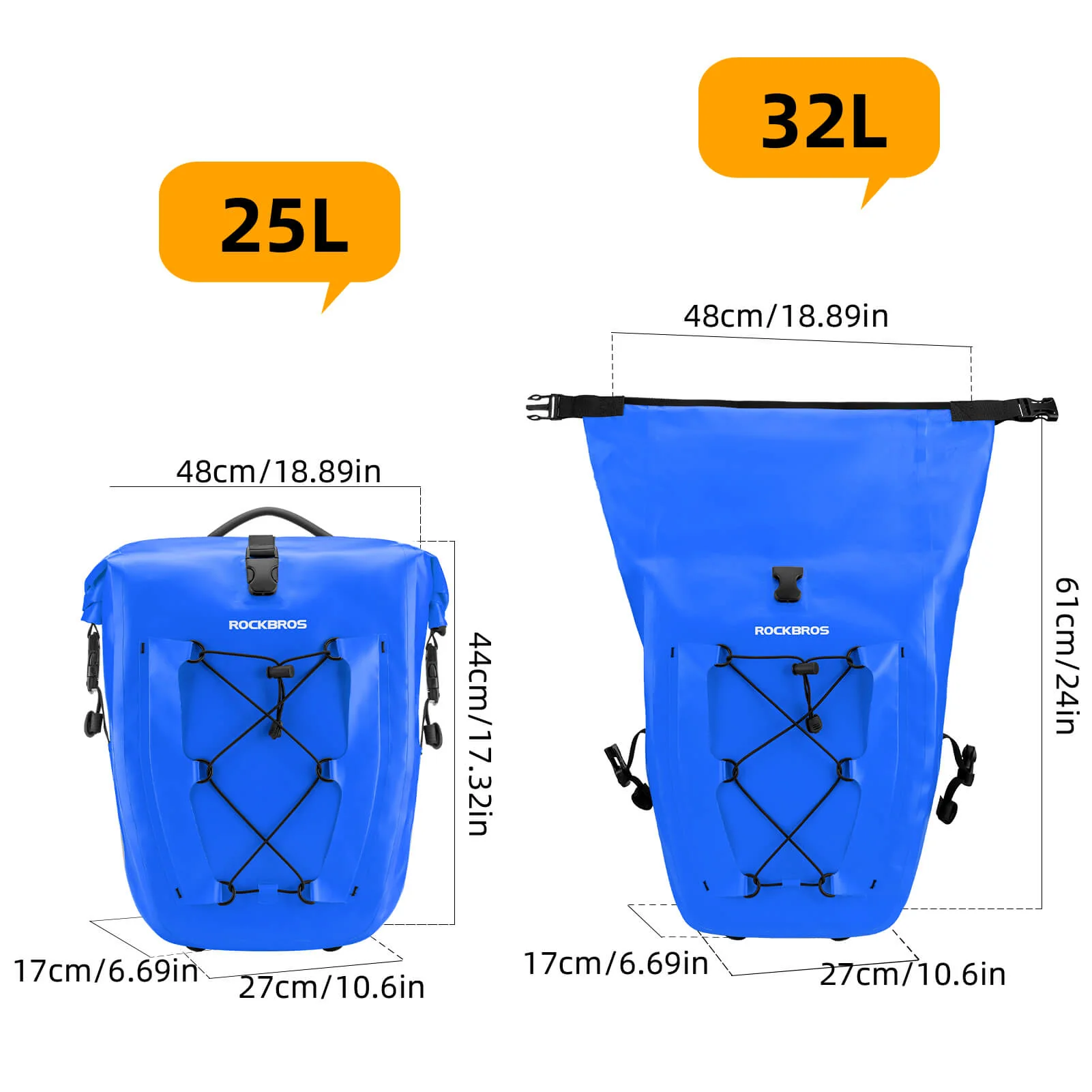Fully Waterproof Bike Pannier Large Capacity - Image 37