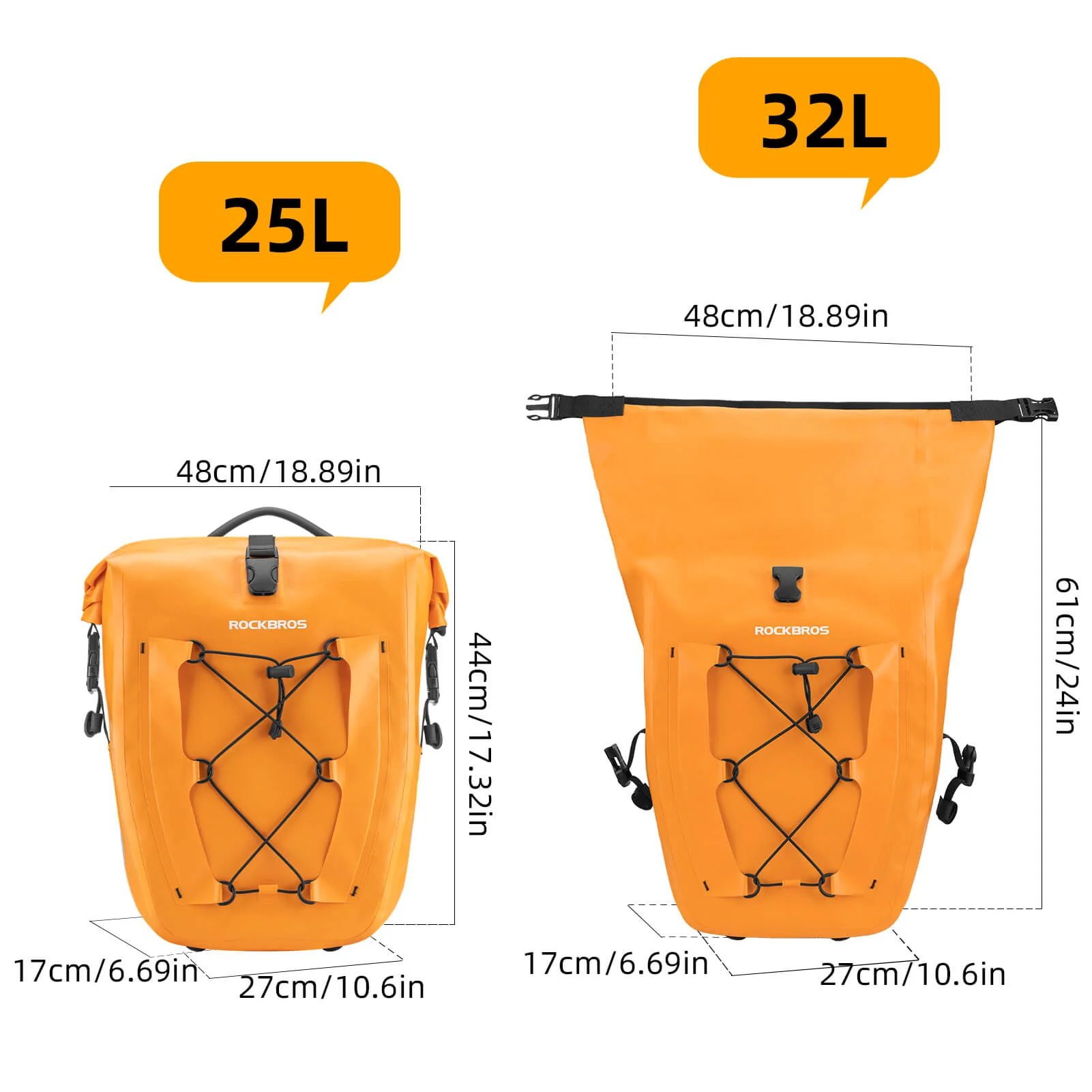 Fully Waterproof Bike Pannier Large Capacity - Image 4