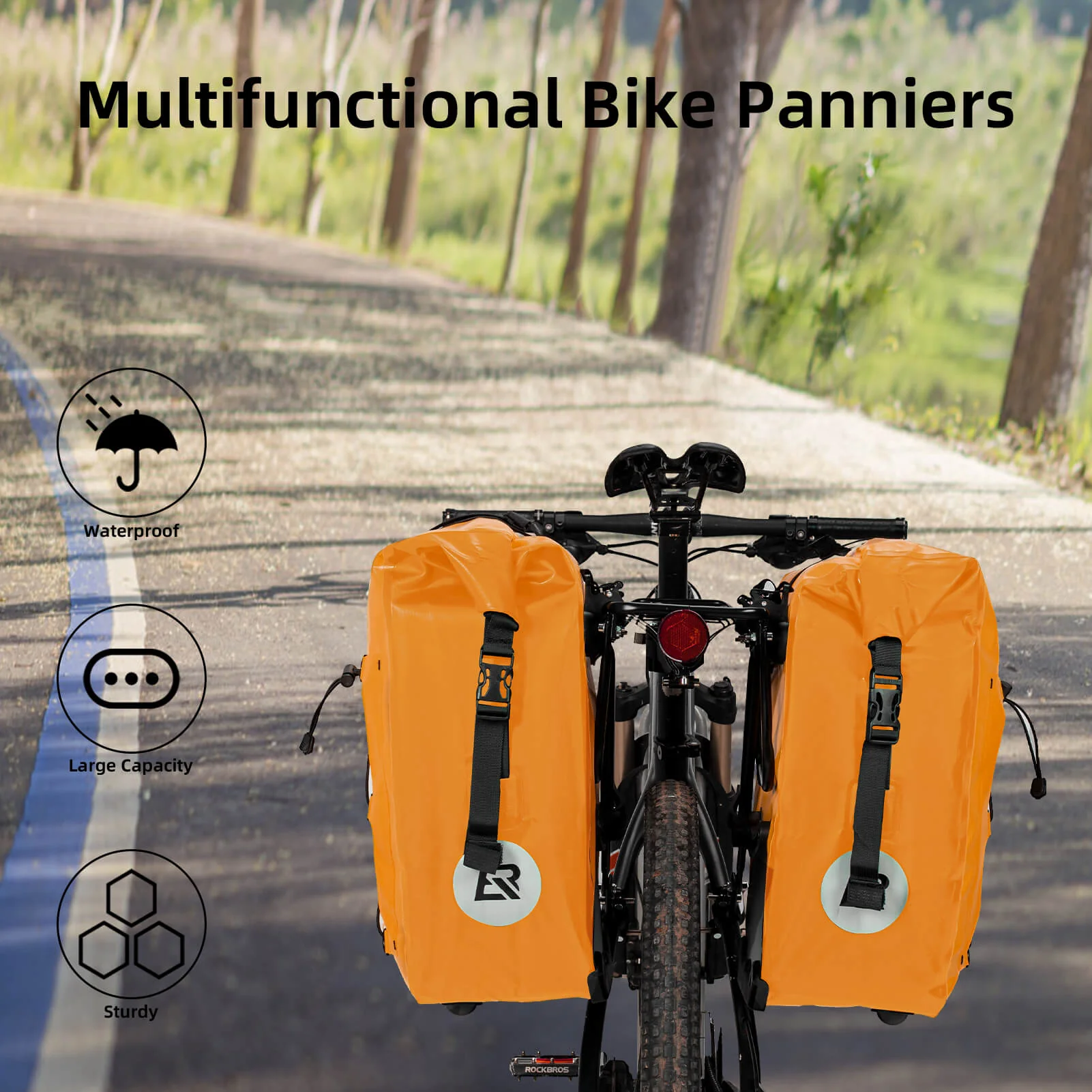Fully Waterproof Bike Pannier Large Capacity - Image 6