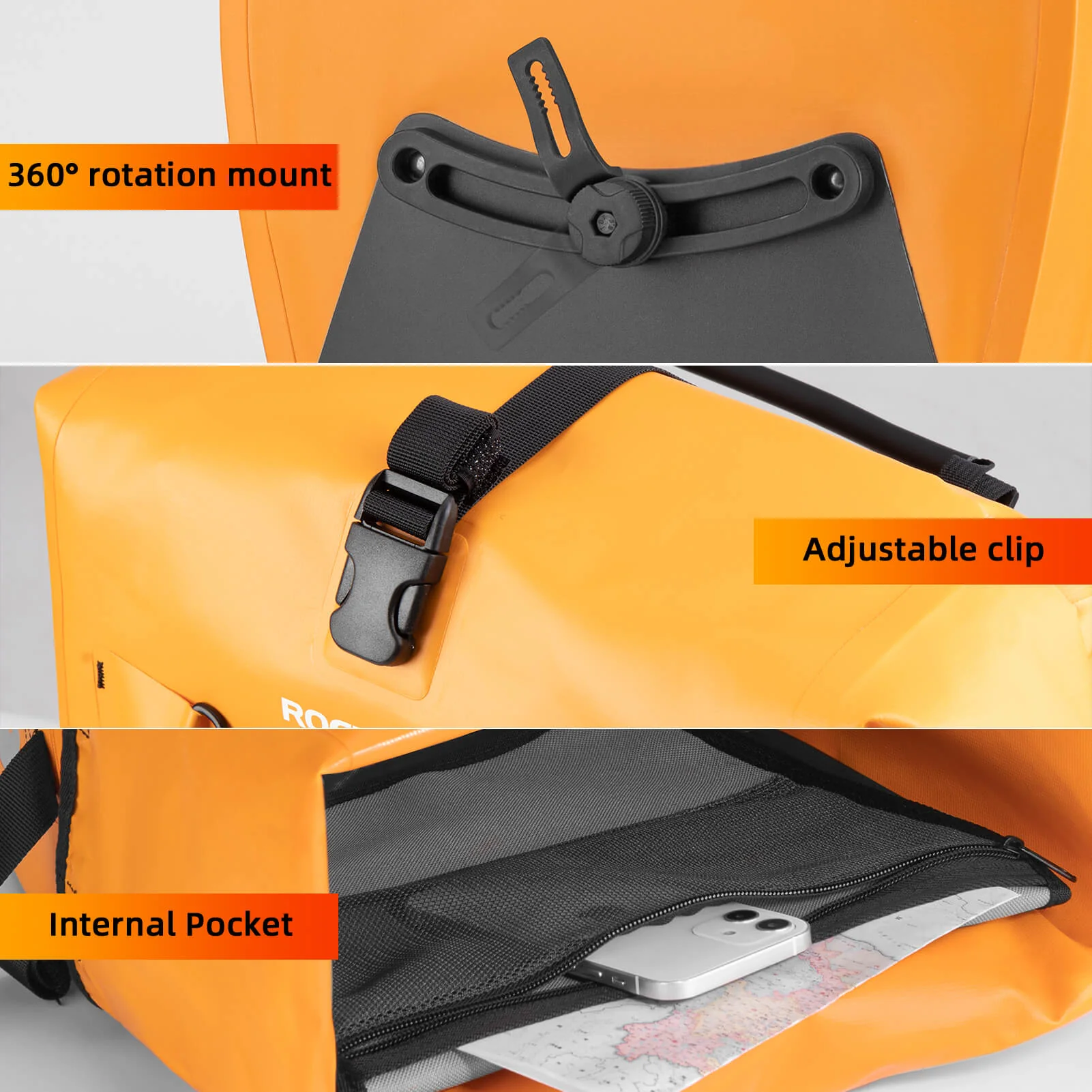Fully Waterproof Bike Pannier Large Capacity - Image 9