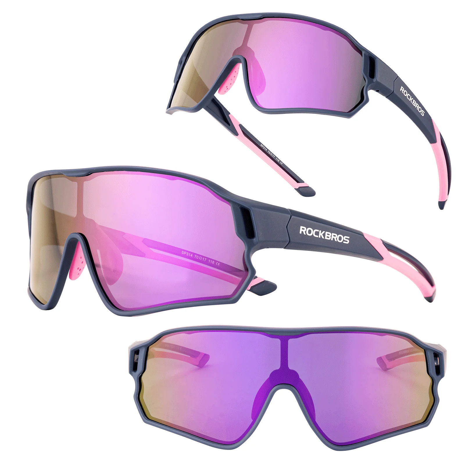 ROCKBROS Kids Polarized Cycling Sunglasses UV400 Bike Glasses - Image 12