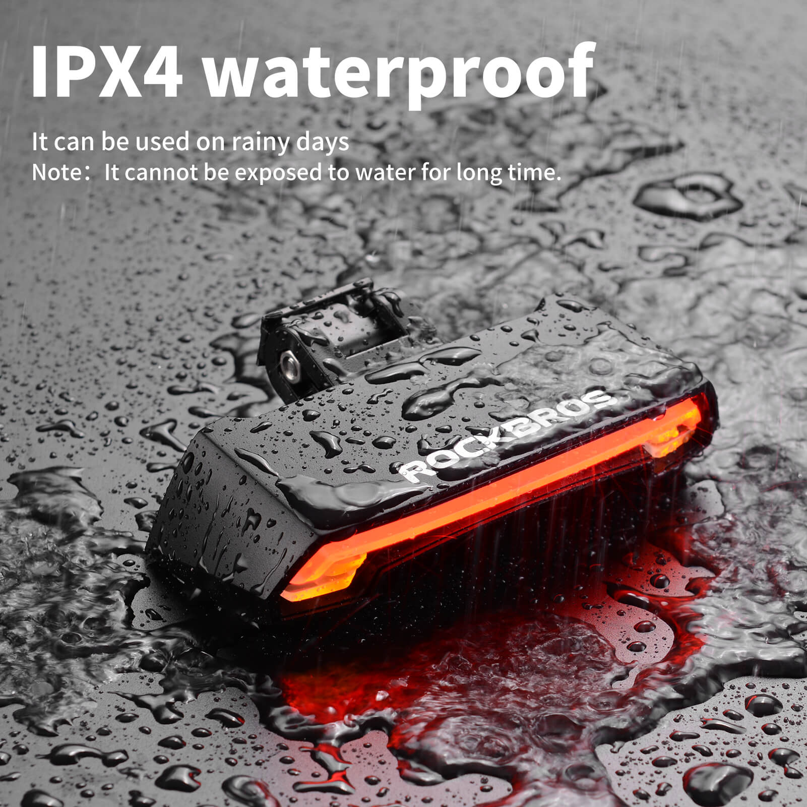 Smart Bike Tail Light with Remote Turn Signals & Laser - Image 5