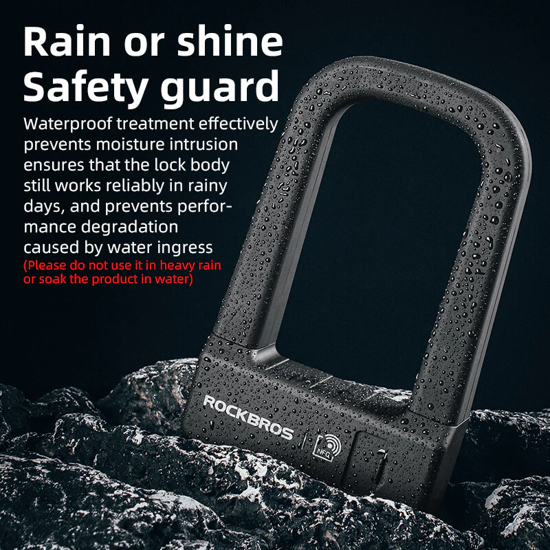 ROCKBROS Smart U-Lock NFC Bike Lock - Image 7