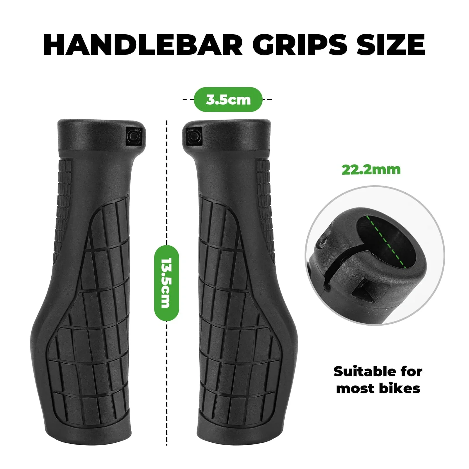Shock-Absorbing Gel Bike Grips - Image 3