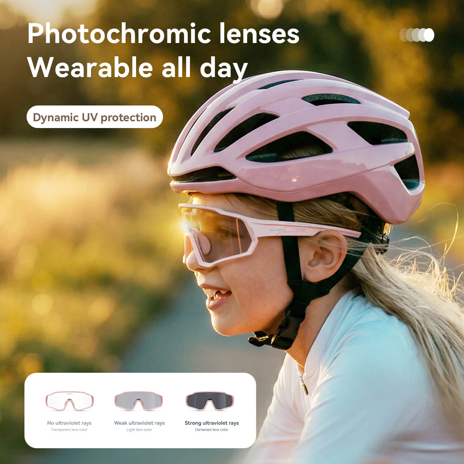 SP383 Kids Photochromic Cycling Sunglasses - Image 5