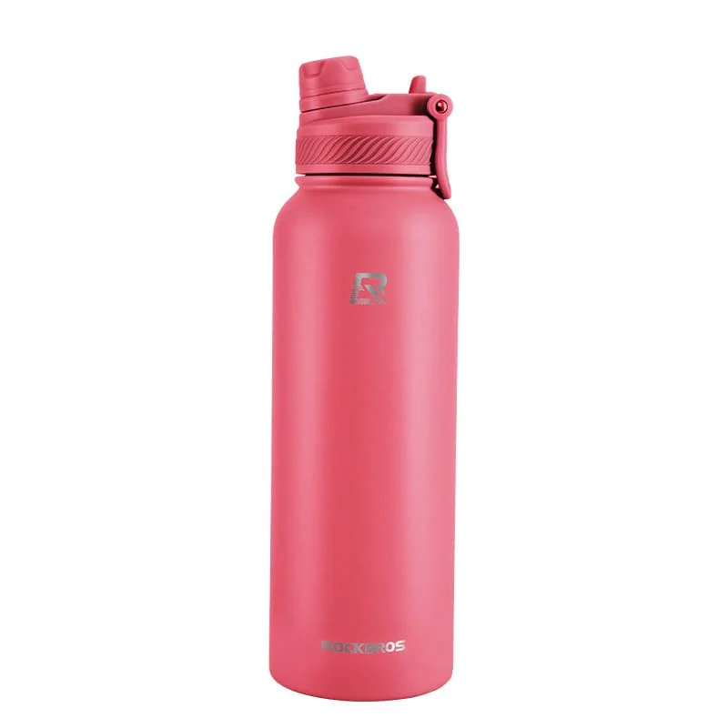 Stainless Steel Insulated Sports Water Bottle with Straw - Image 3