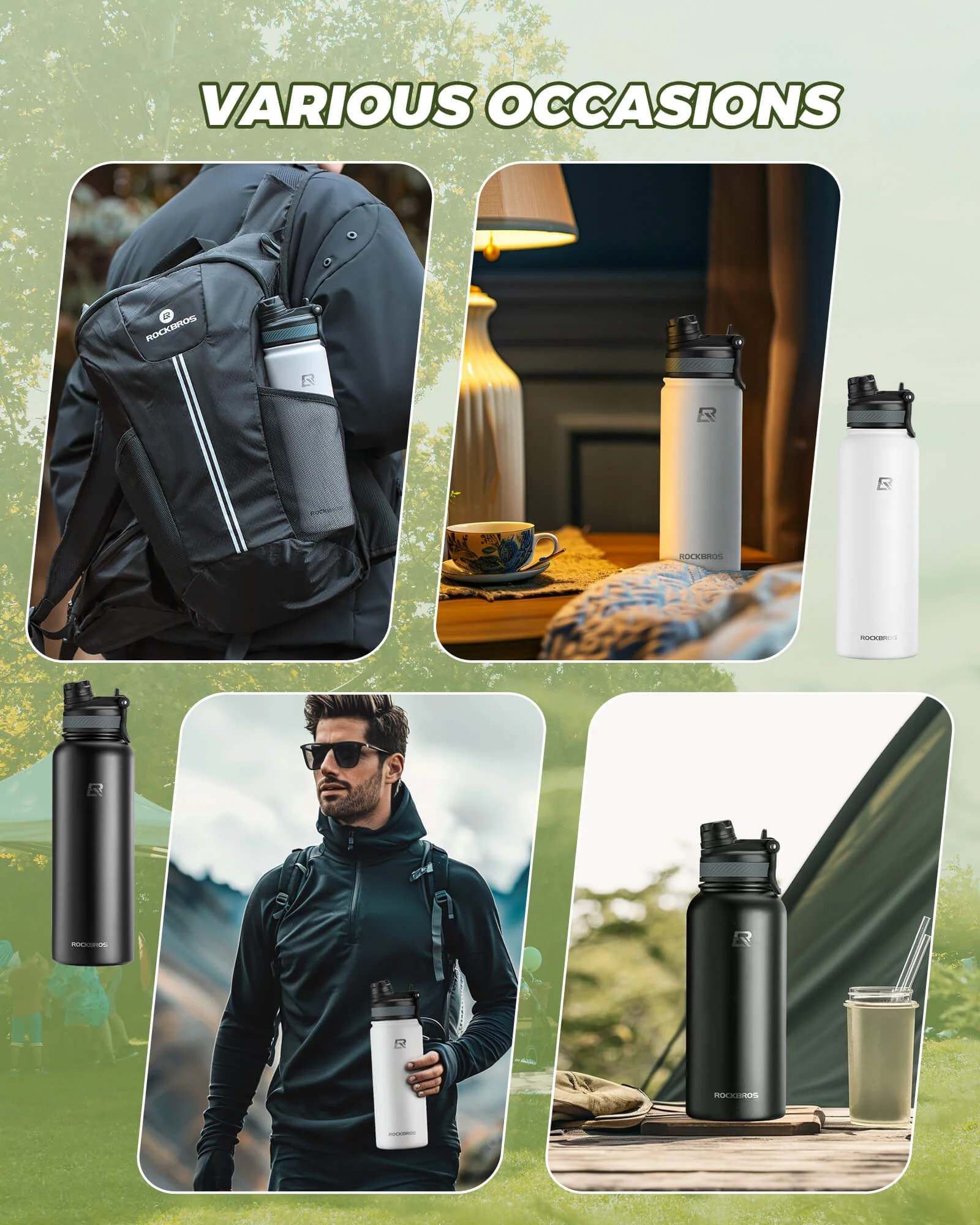 Stainless Steel Water Bottle – Large Capacity - Image 8