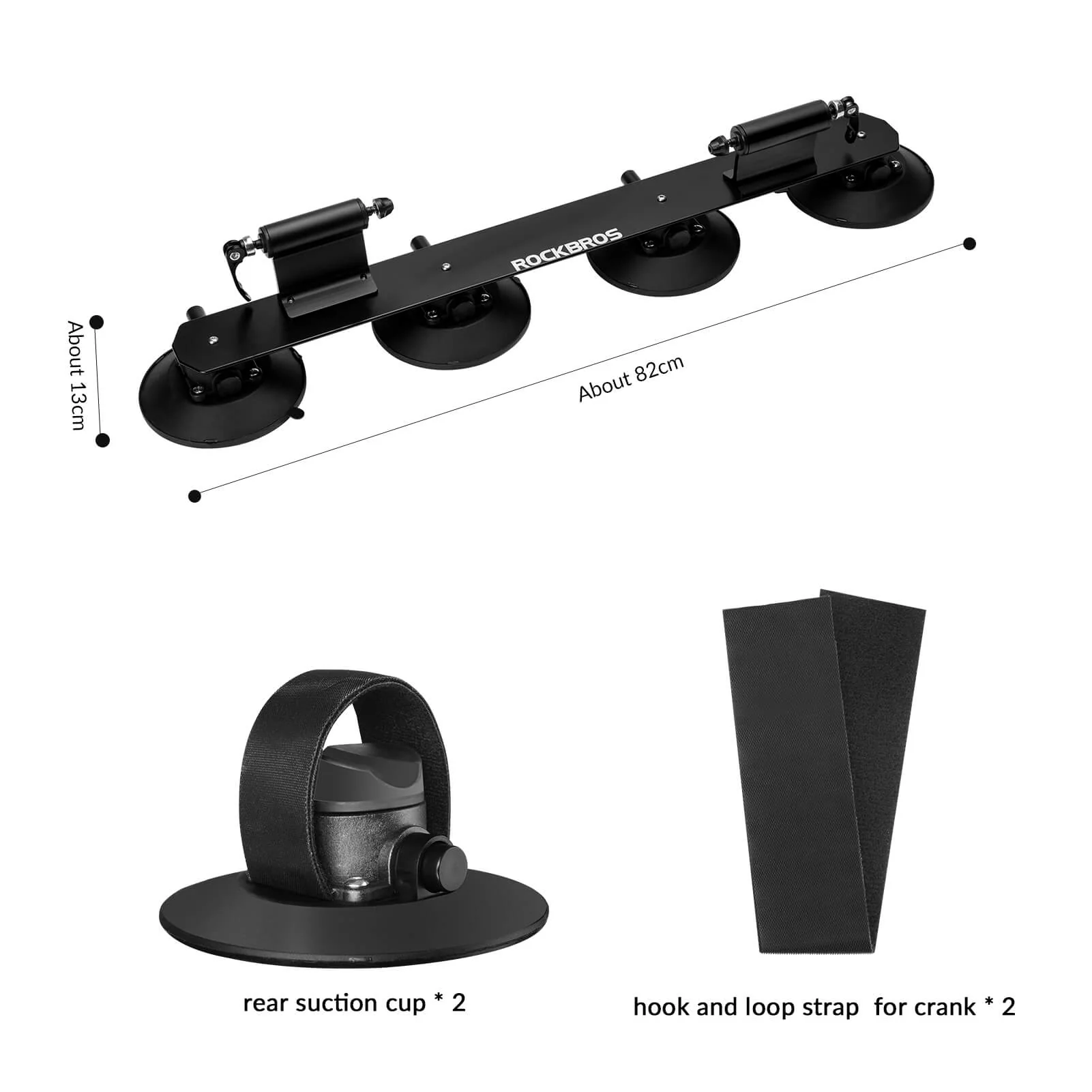 Suction Cup Bike Rack for Car Roof Quick Release Roof Mounted Carrier - Image 10