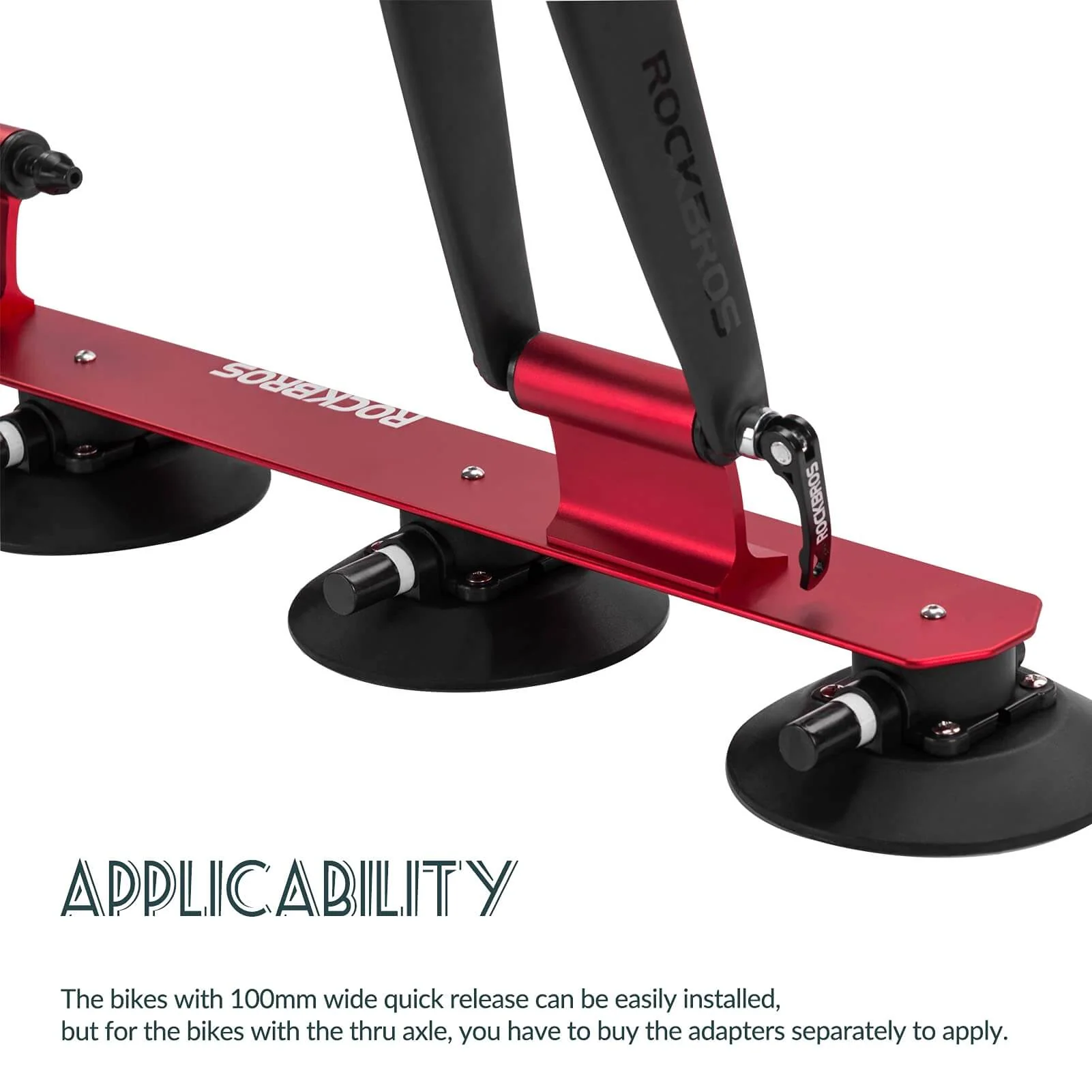 Suction Cup Bike Rack for Car Roof Quick Release Roof Mounted Carrier - Image 11