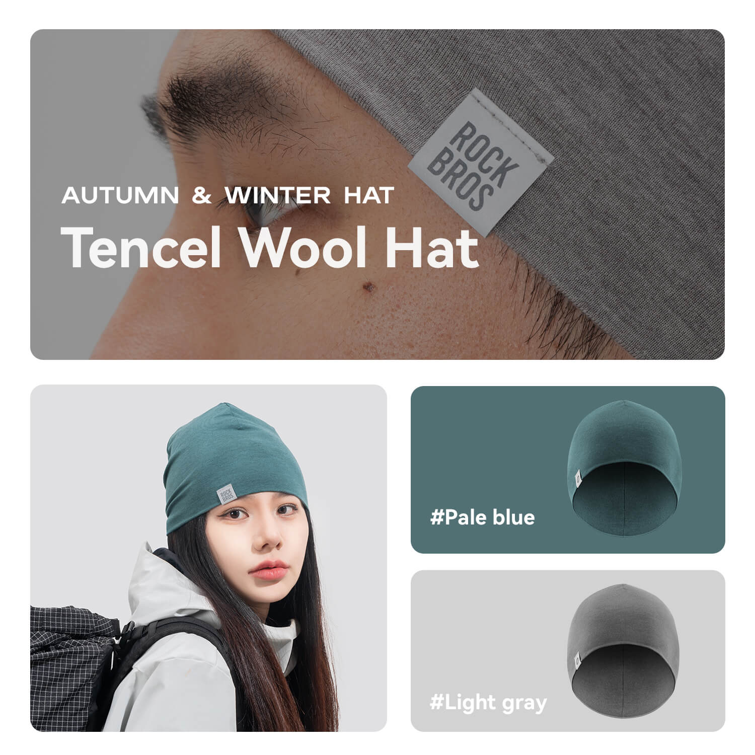 Tencel Merino Wool Thermal Skull Cap - Image 12