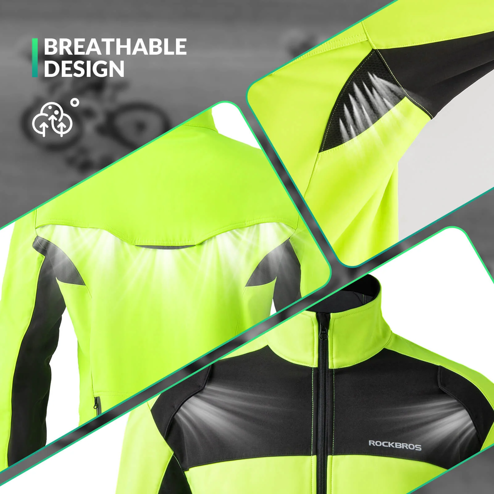 Cycling Kit Thermal Fleece Windproof Jeckets & Pants - Image 5