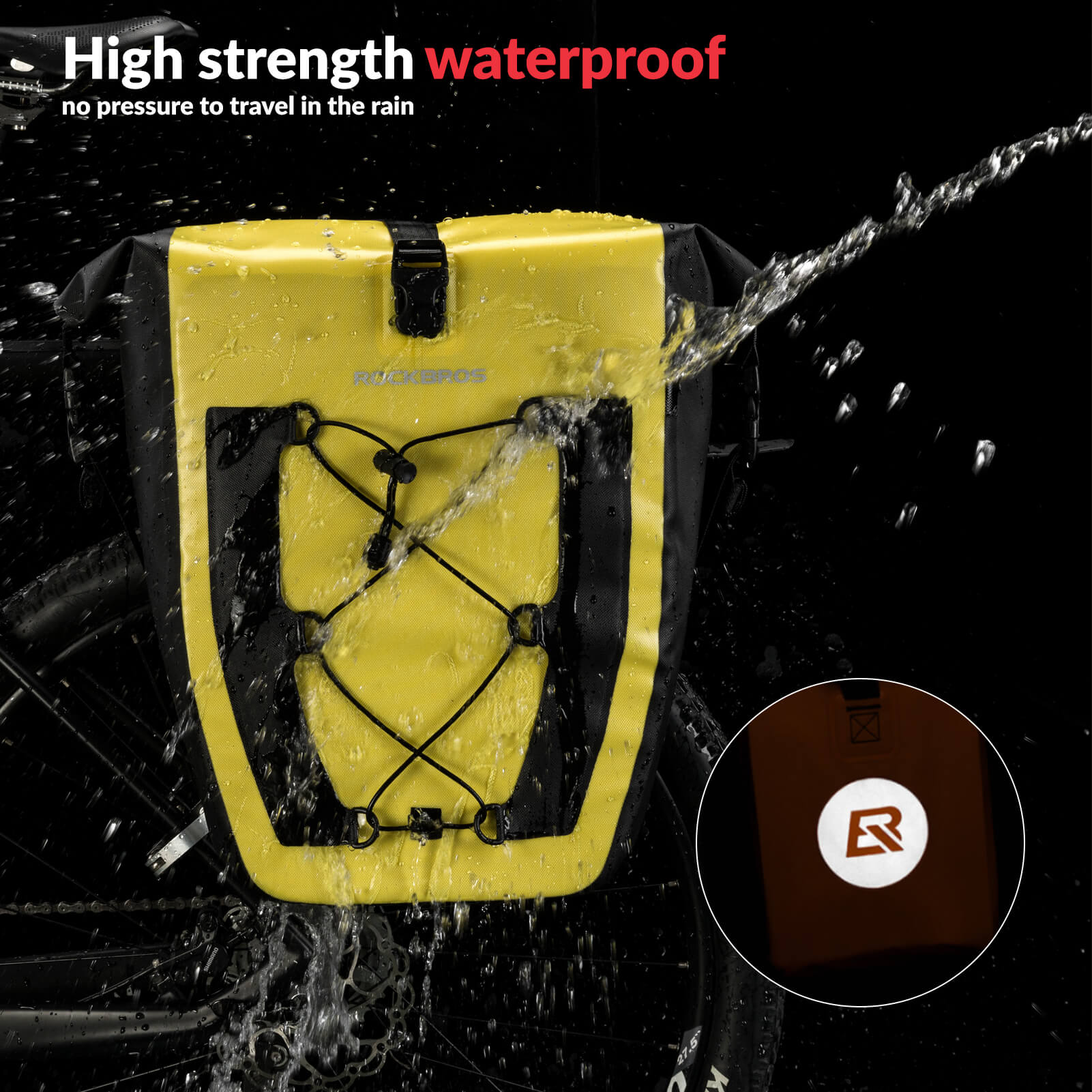 Waterproof Bike Pannier - 27L - Image 5