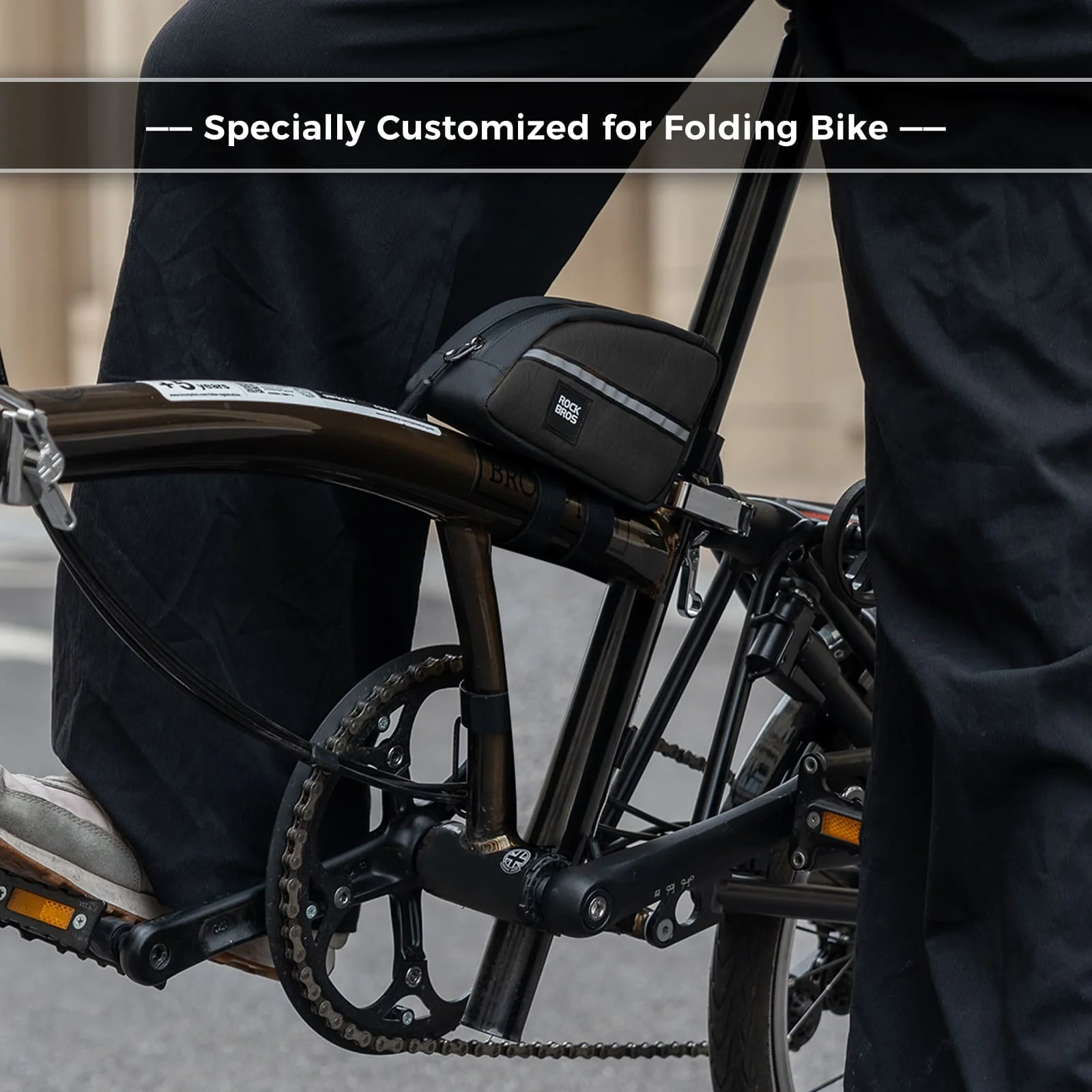 Waterproof Bike Top Tube Bag Nylon Frame 0.9L - Image 12