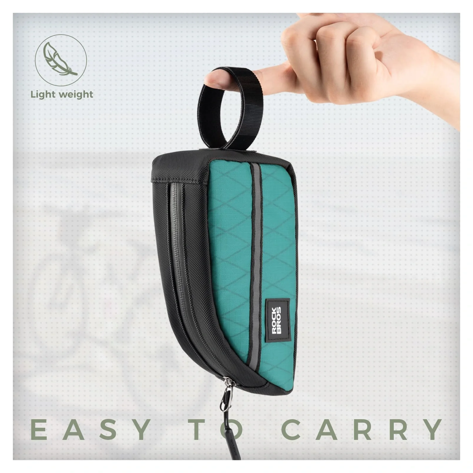 Waterproof Bike Top Tube Bag Nylon Frame 0.9L - Image 16