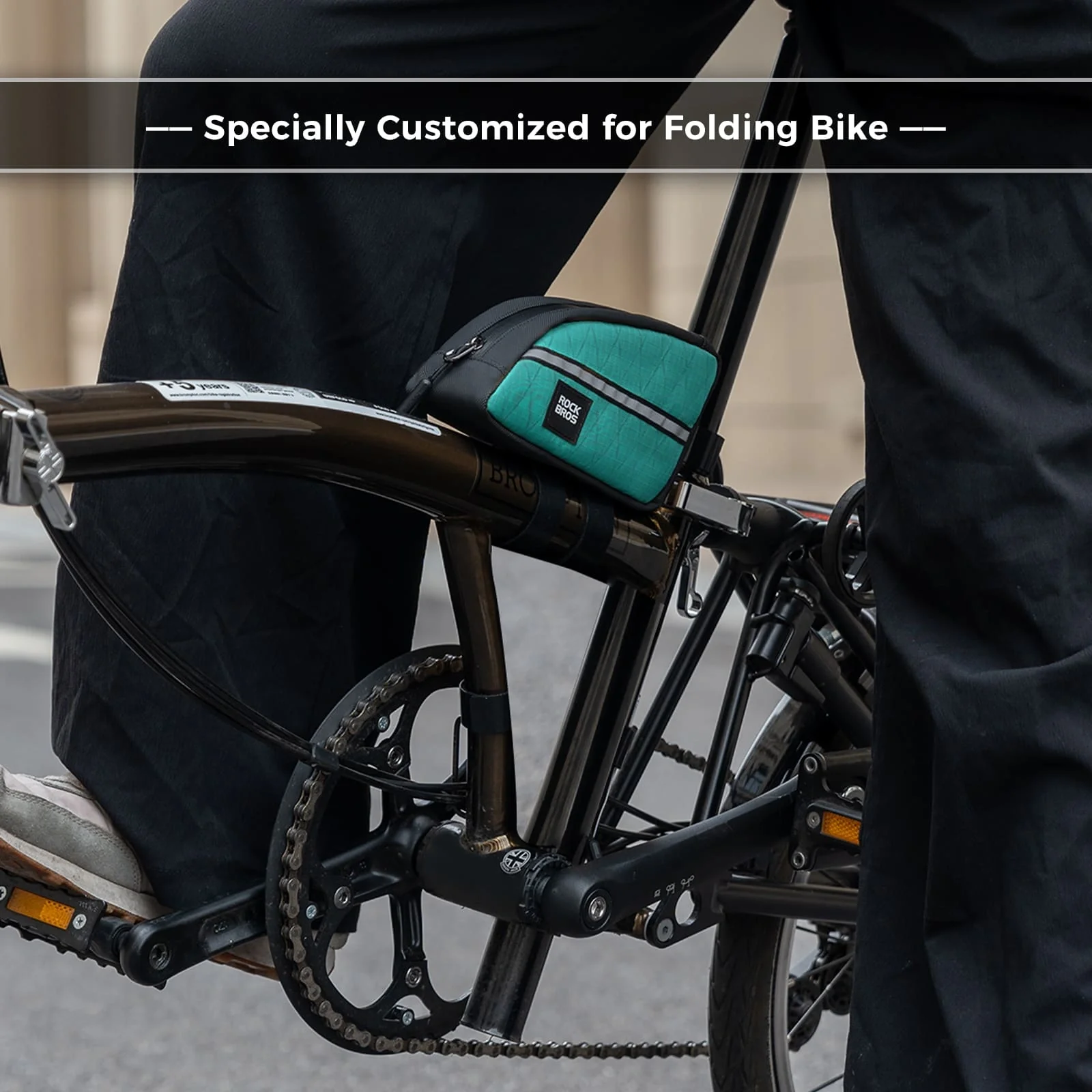 Waterproof Bike Top Tube Bag Nylon Frame 0.9L - Image 18