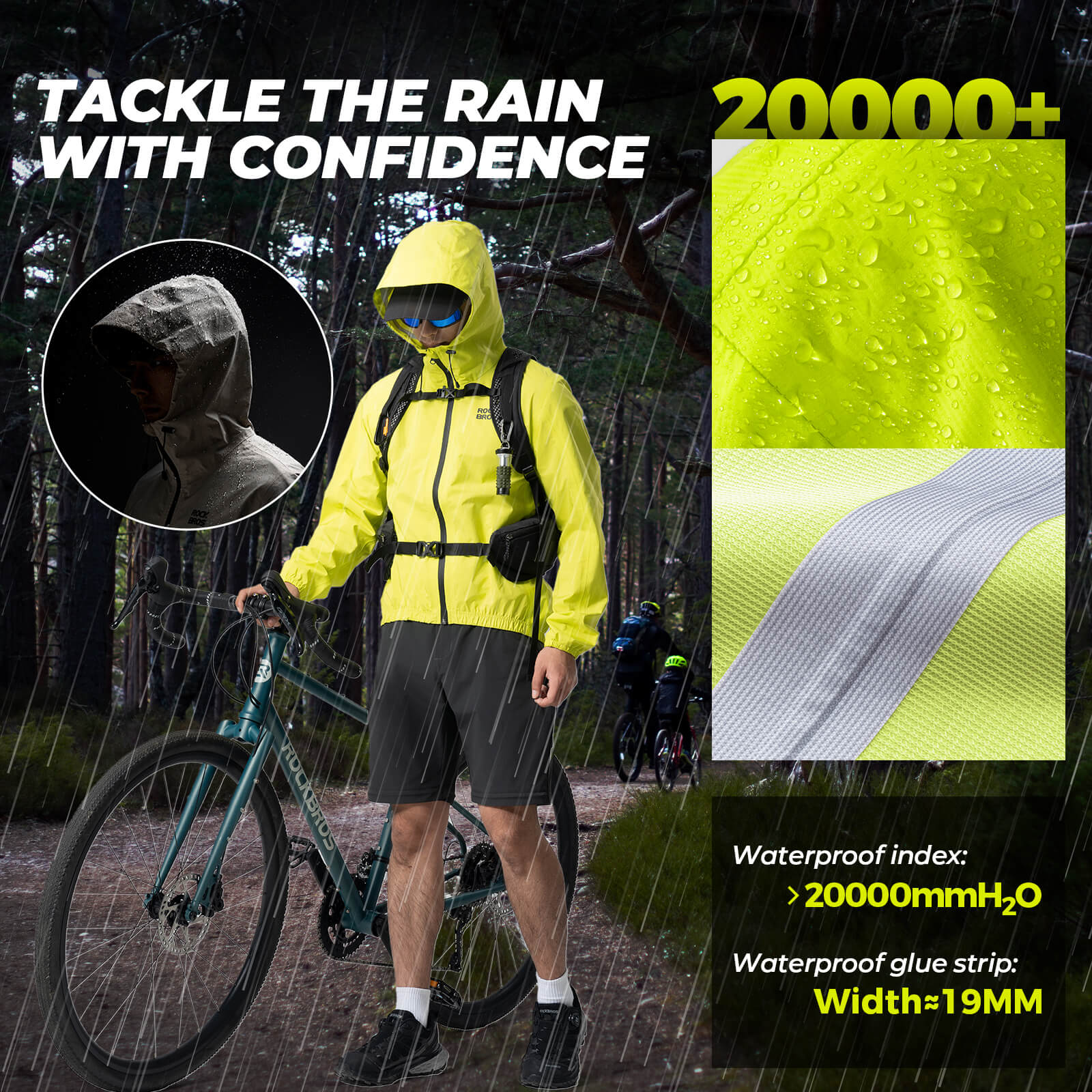 Unisex Waterproof Windproof Cycling Jacket - Image 4
