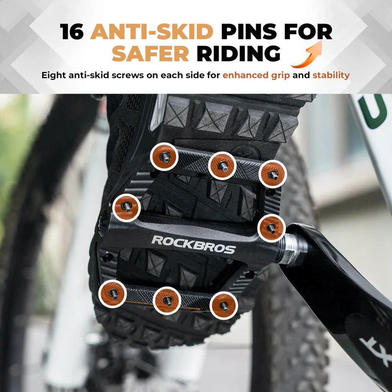 Wide Nylon Flat Bike Pedals - Image 14
