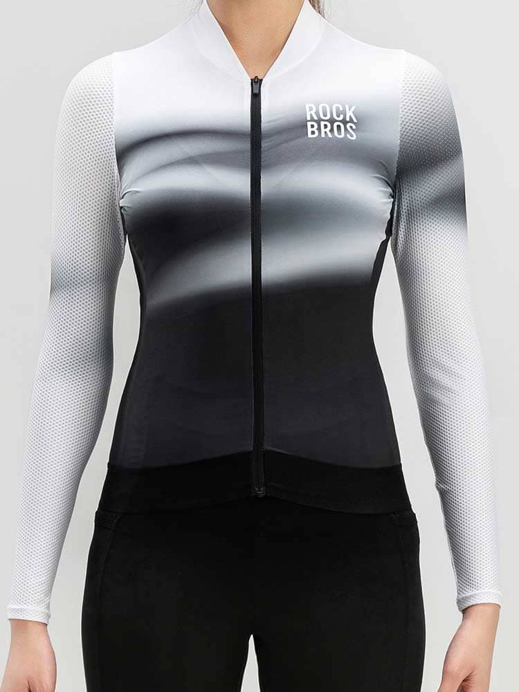 Women's MengDi Long-Sleeve Cycling Jersey - Image 3