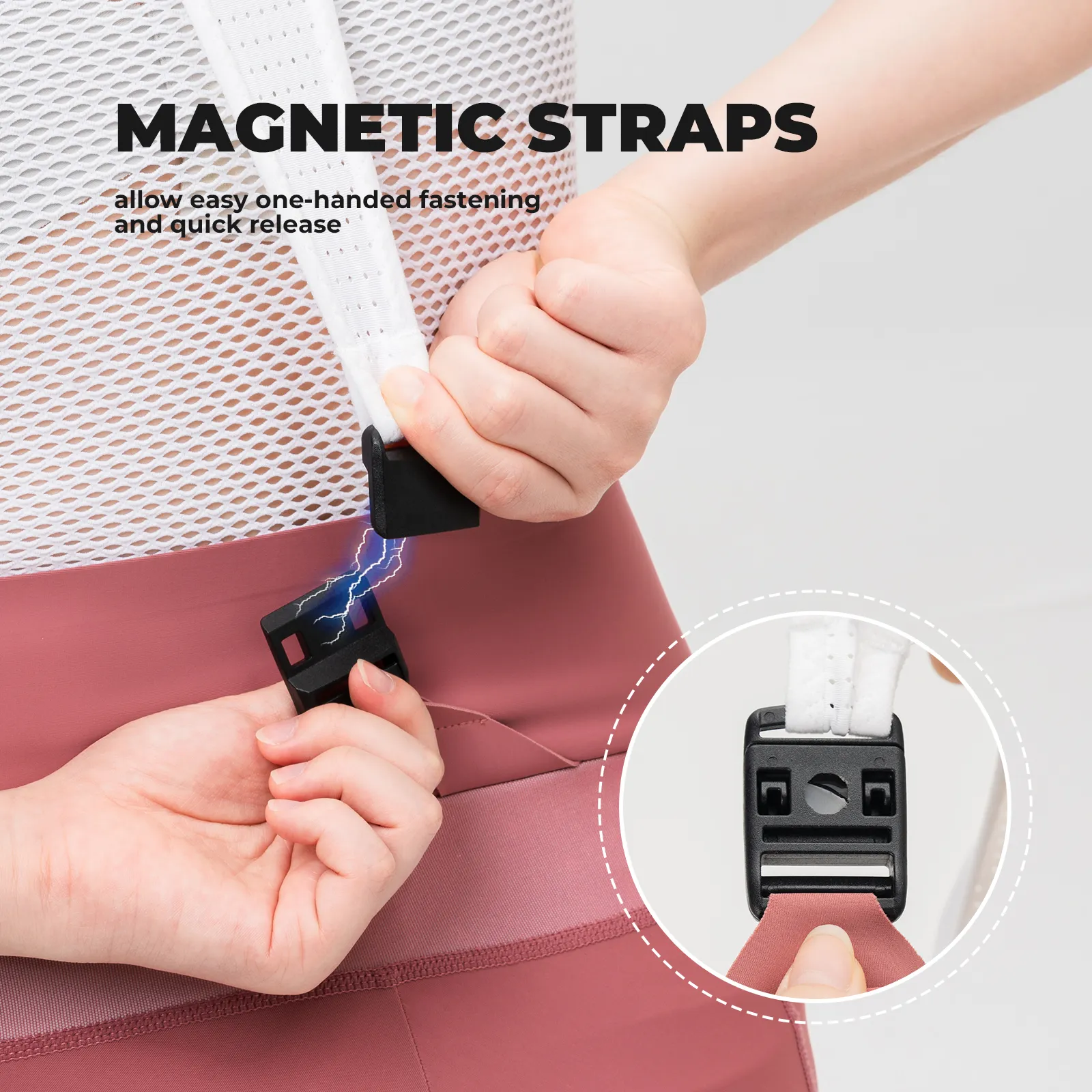 Women’s TVI Magnetic Clasp Bib Cycling Shorts - Image 8