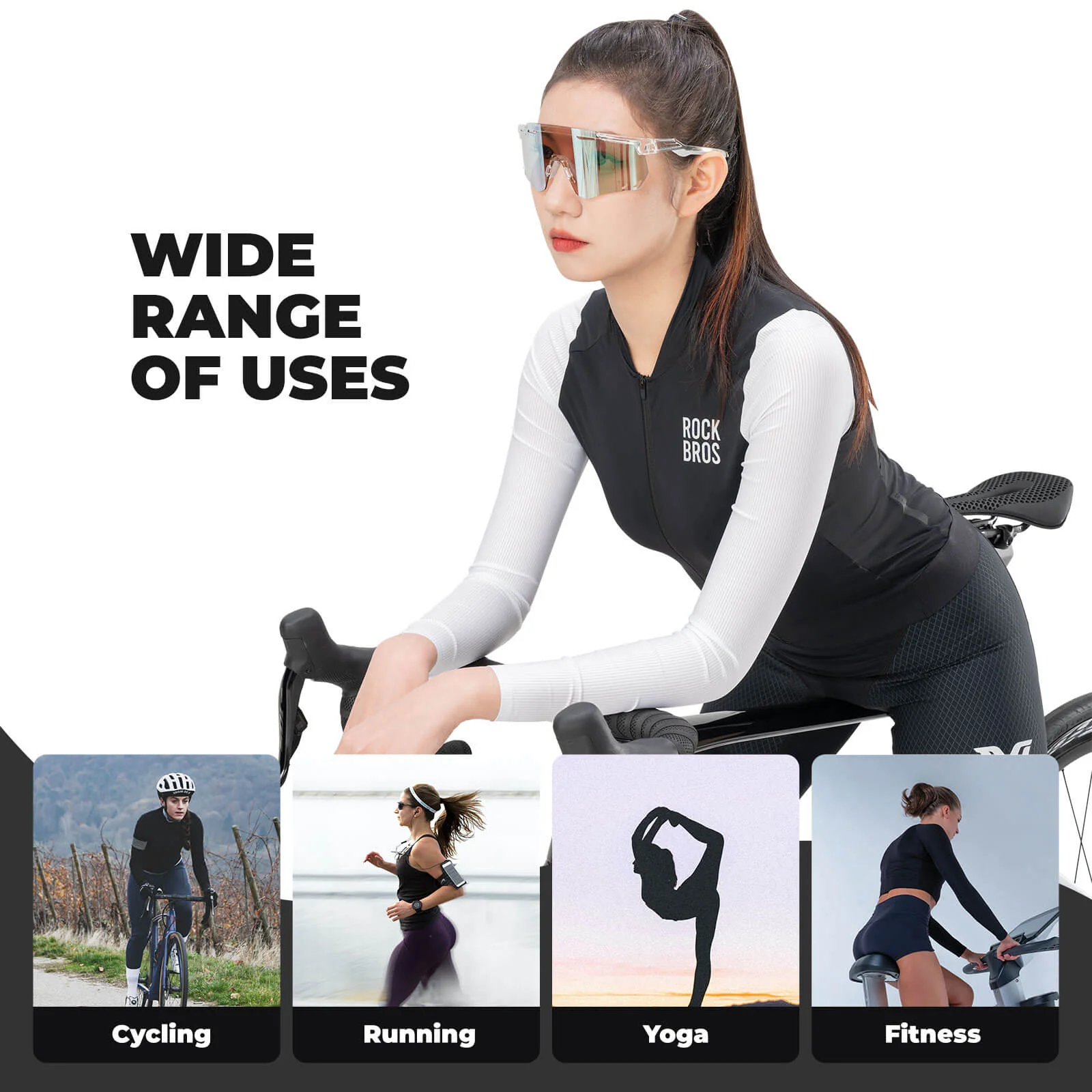Women's Breathable Long-Sleeve Cycling Jersey - Image 11