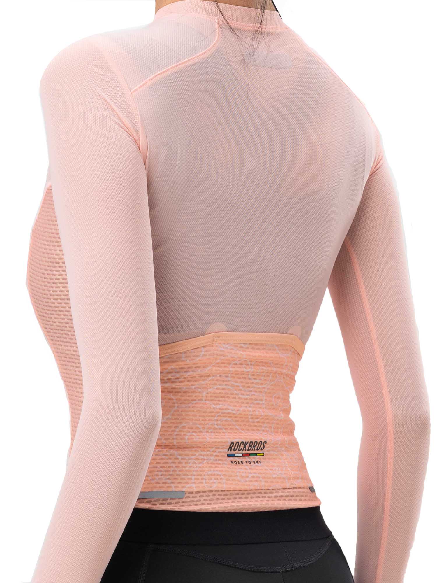 Women's ROAD-TO-SKY Quick-Drying Long-Sleeve Cycling Jersey - Image 4