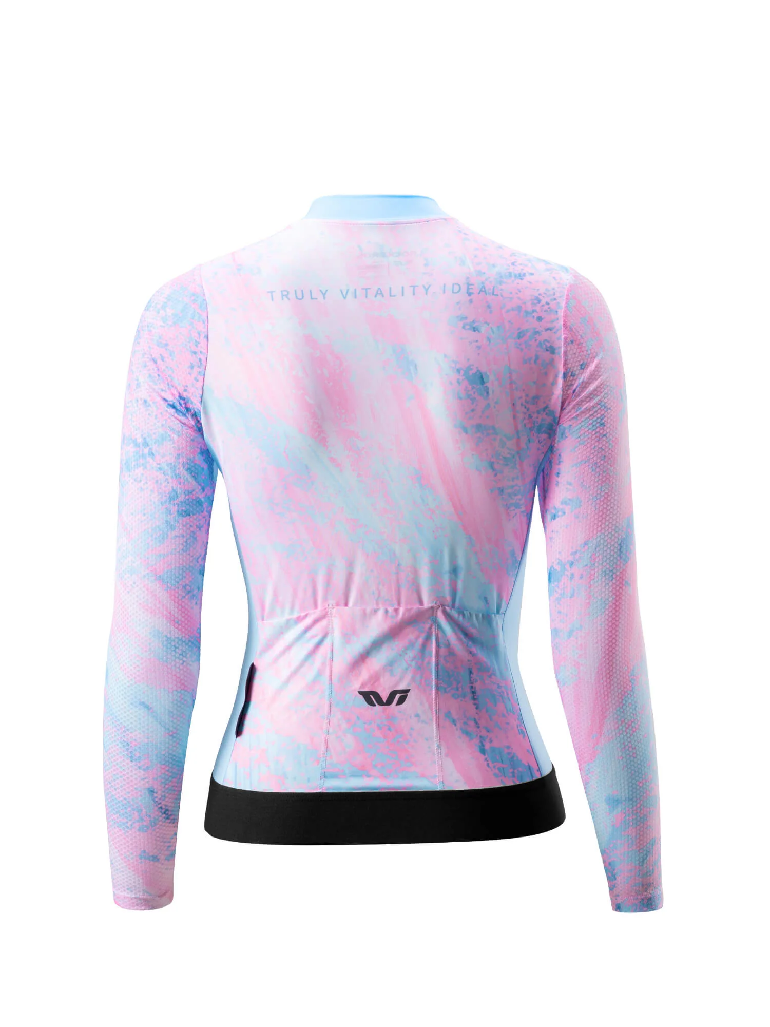 Women's TVI Long-Sleeve Cycling Jersey Sakura Mirage - Image 3